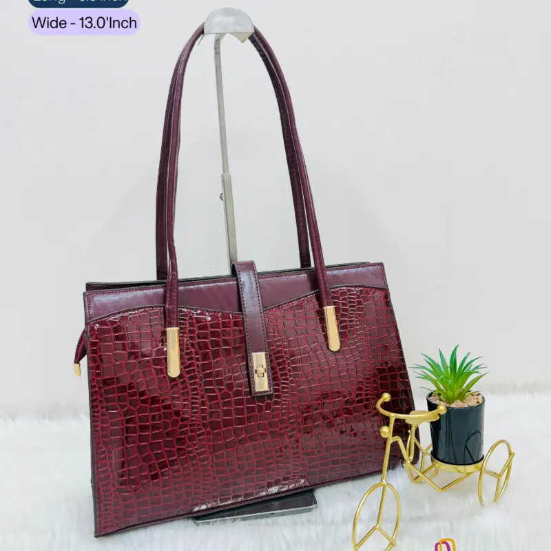 Premium Glossy Shoulder Bag