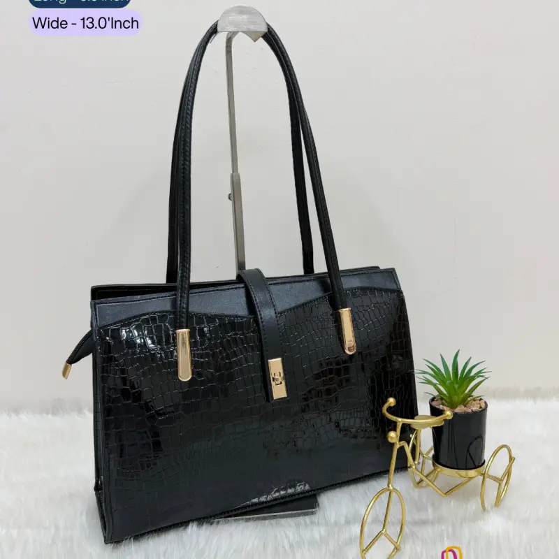 Premium Glossy Shoulder Bag